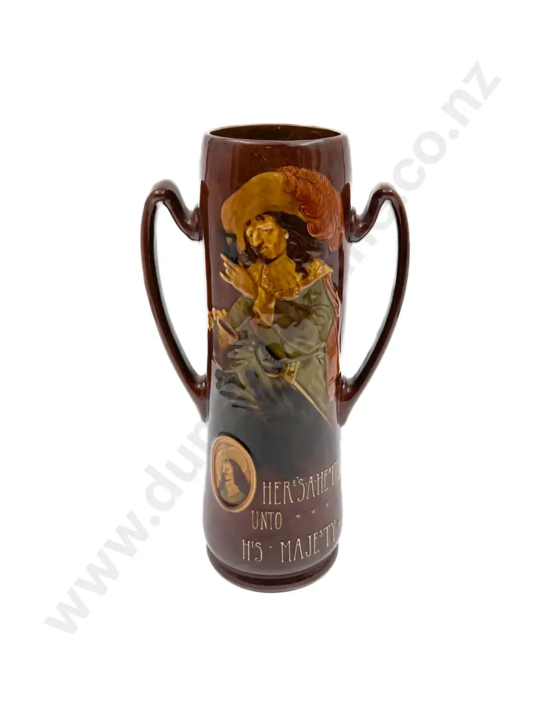 RD Double Handled Motto Ware Vase (Faults) Image 1++