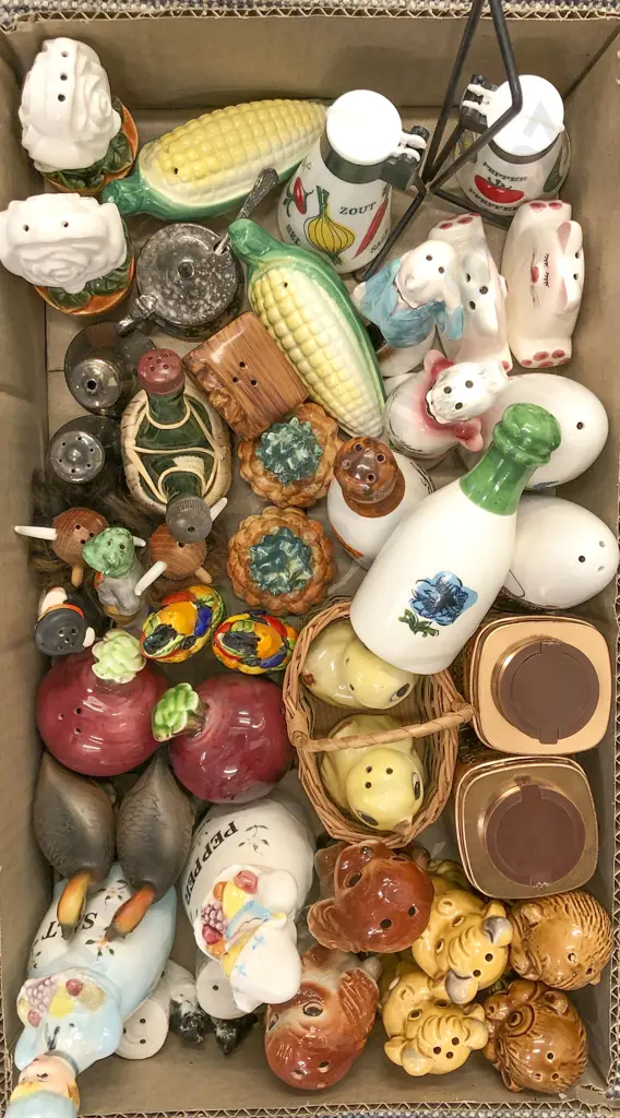 Box Quantity of Novelty Salt and Pepper Shakers Image 1++