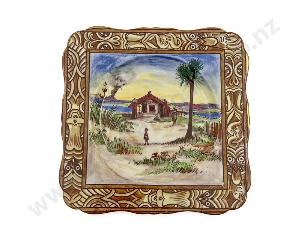 Royal Winton "Maoriland" Dish Image 1++
