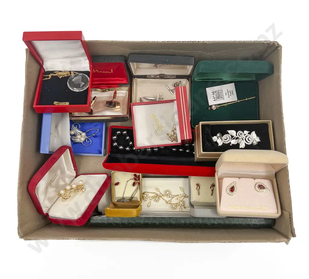 Quantity of Assorted Costume Jewellery Incl. Necklaces and Earrings Image 1++
