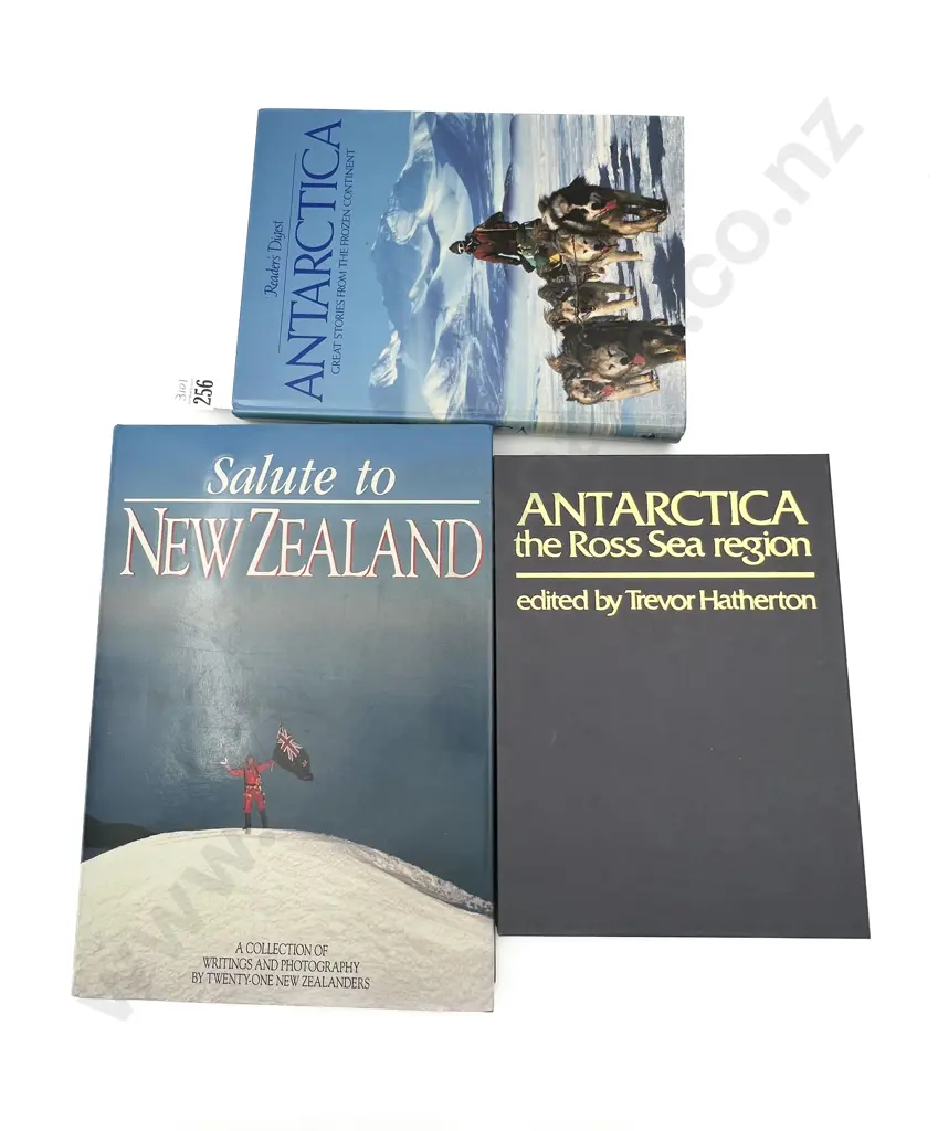 Salute To New Zealand Together with Two Antarctica Reference Volumes Image 1++