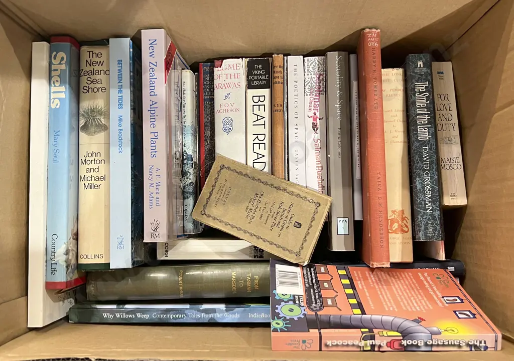 Box of Assorted Books Image 1++