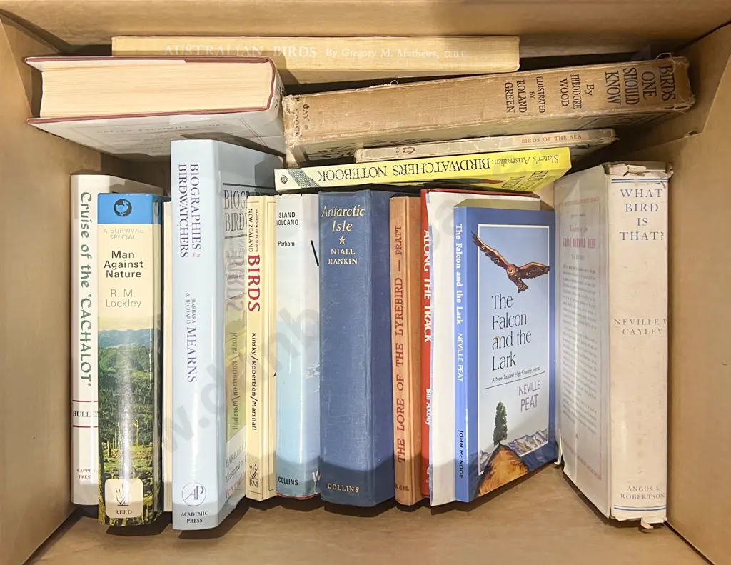 Box of Mostly Bird Reference Volumes Image 1++