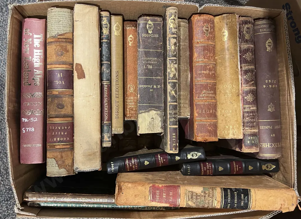 Box of Assorted Books Image 1++