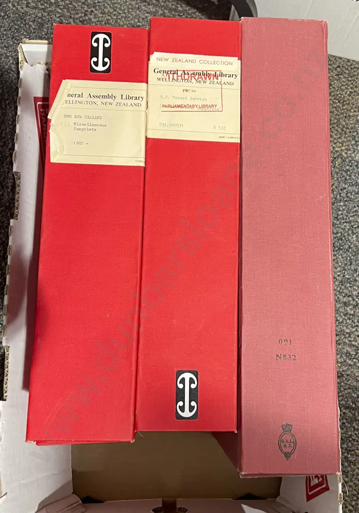 Box of Assorted Vintage Pamphlets and Documents Image 1++