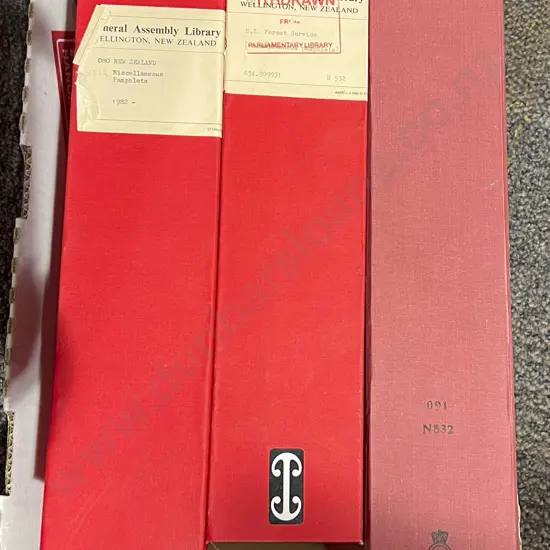 Box of Assorted Vintage Pamphlets and Documents