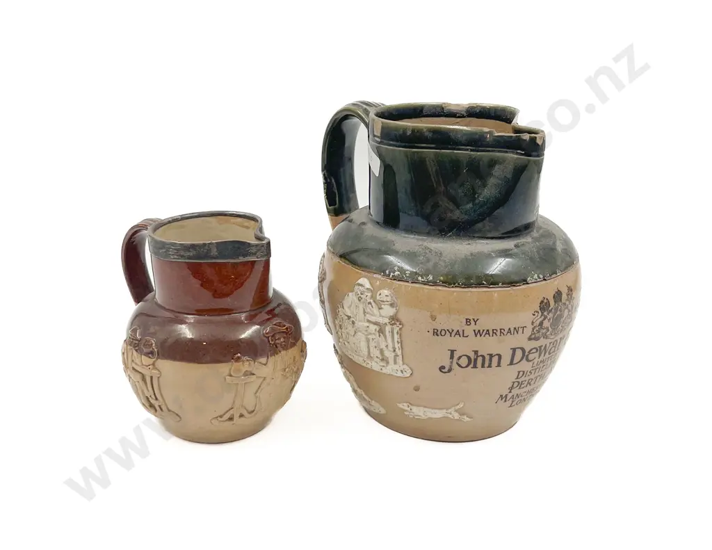 John Dewar & Sons RD Jug (AF) and Smaller S/S Mounted RD Jug Image 1++