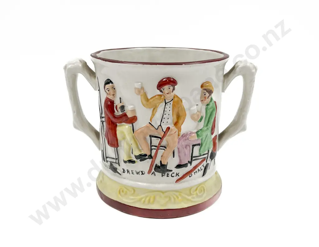 19th Century Staffordshire Frog Mug Image 1++