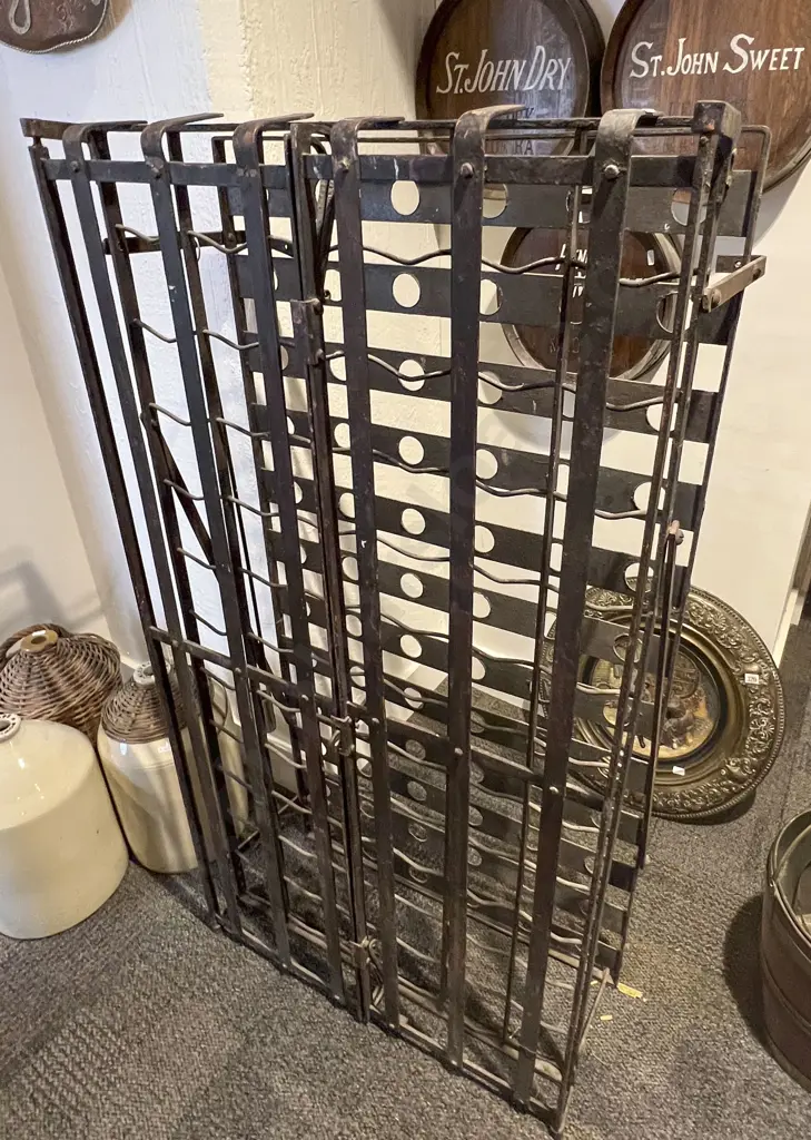 Wrought Metal Wine Rack Image 1++