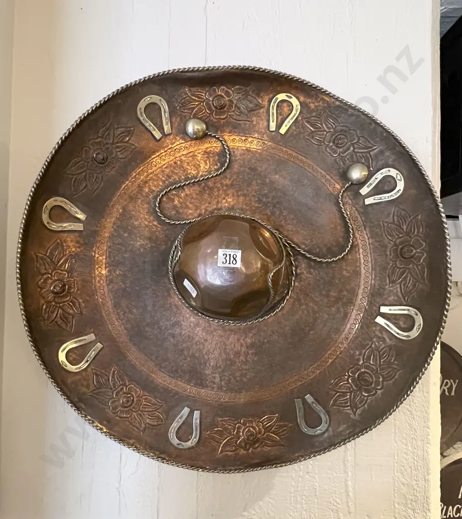 Copper Sombrero Wall Hanging Image 1++