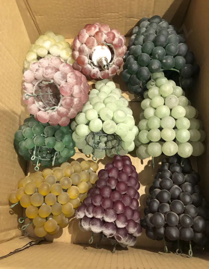 Group of Murano Glass Grape and Vine Form Light Fittings (AF) Image 1++
