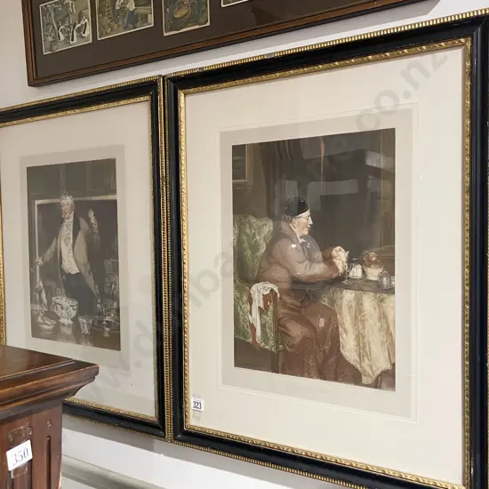 Two Framed Prints of Paintings by W. Dendy Sadler
