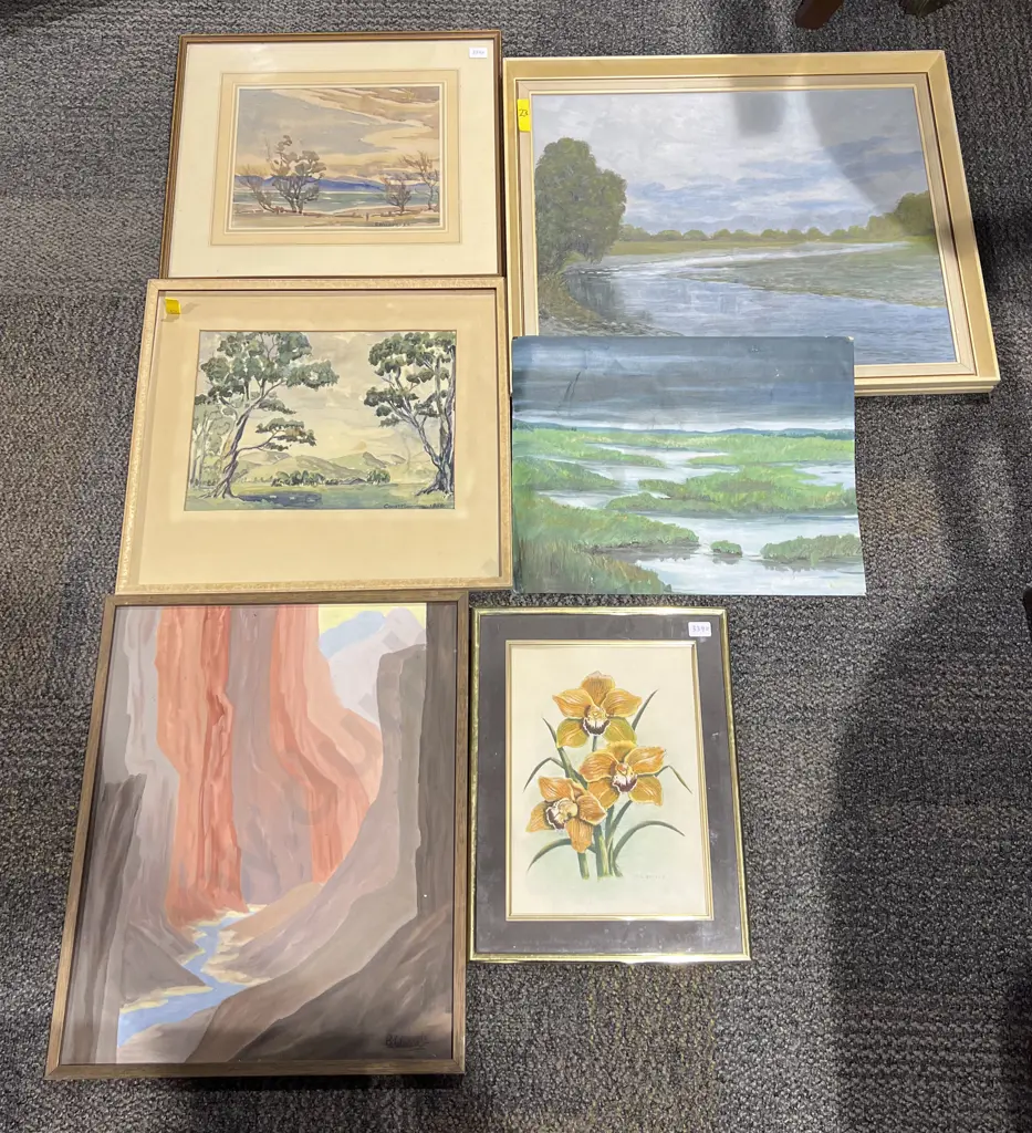 Box of Assorted Framed and Loose Works (AF) Image 1++