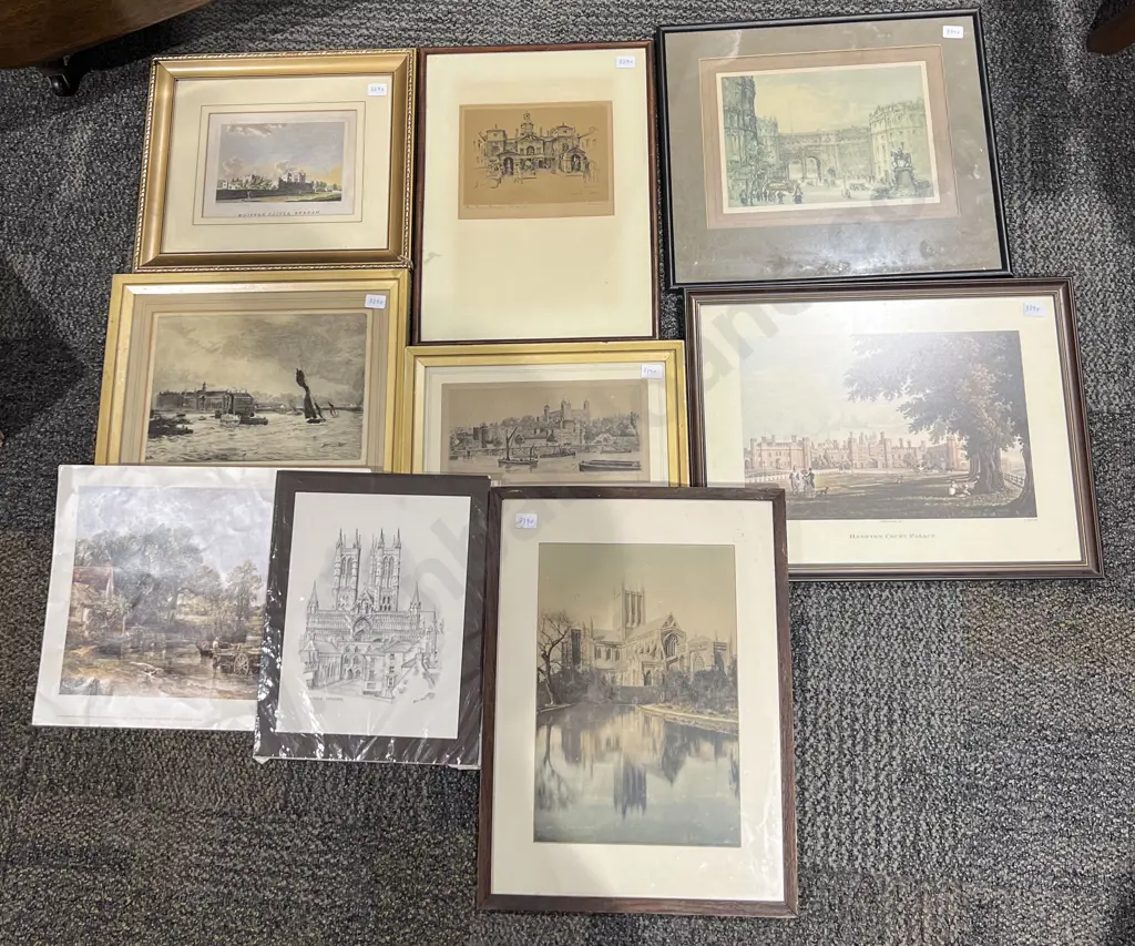 Box of Assorted Framed and Loose Works Image 1++
