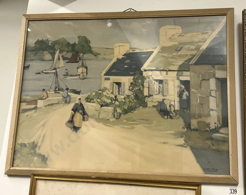 R. Wintz Vintage Print Image 1++
