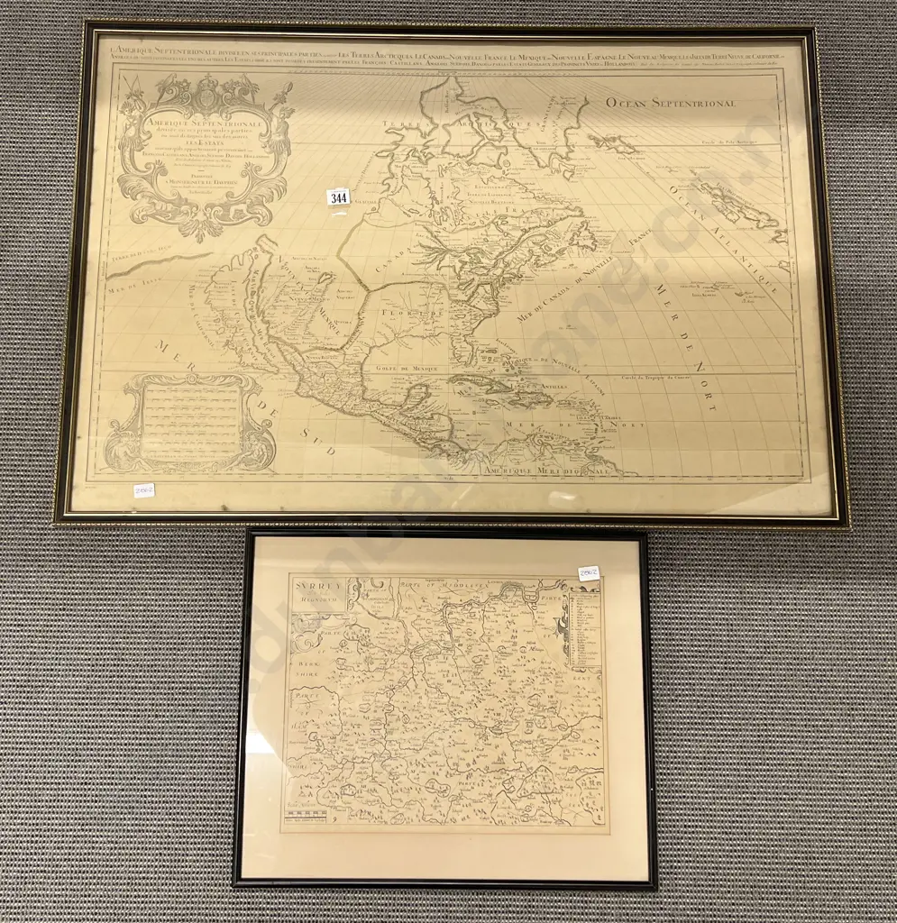 Two Framed Maps Image 1++