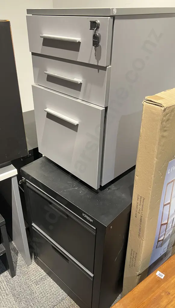 Three Filing Cabinets Image 1++
