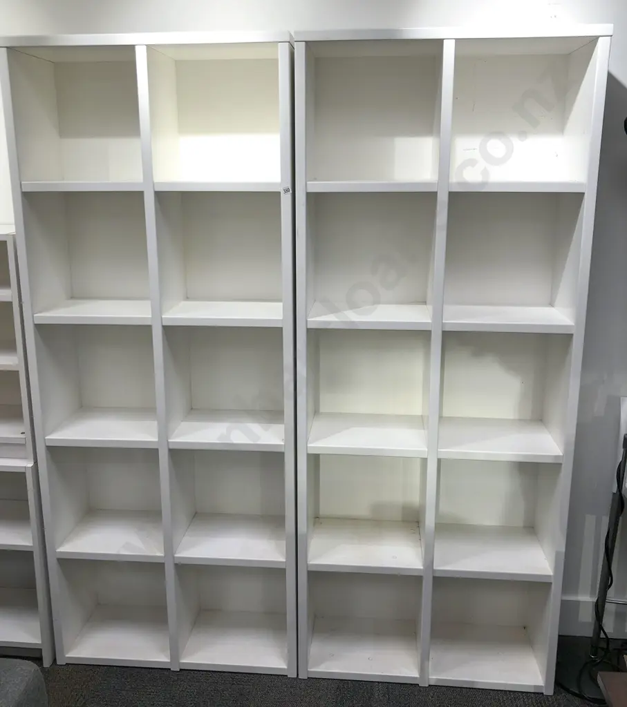 Pair of Modern Shelving Units Image 1++