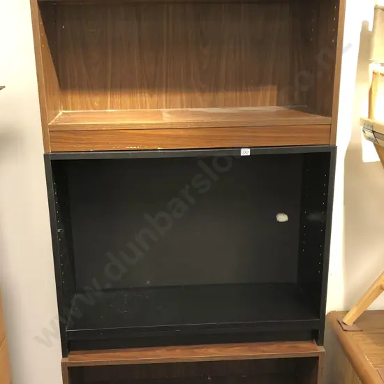 Three Modern Low Book Shelfs