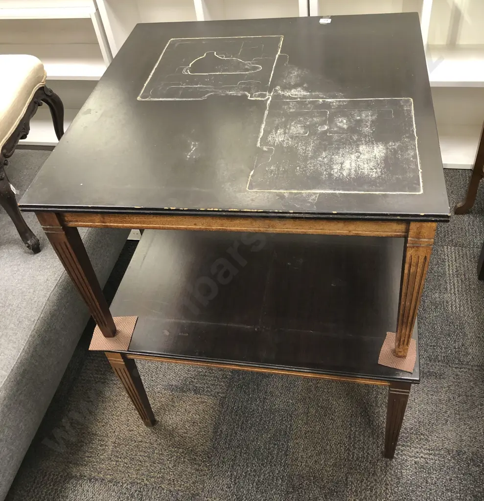 Pair of Square Coffee Tables (Faults) Image 1++