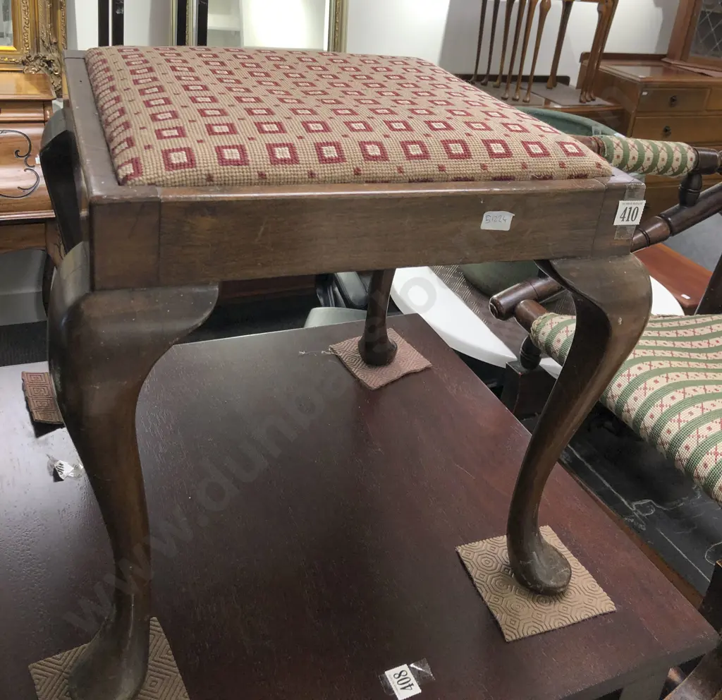 Rocking Chair and Footstool (Upholstery Faults) Image 1++