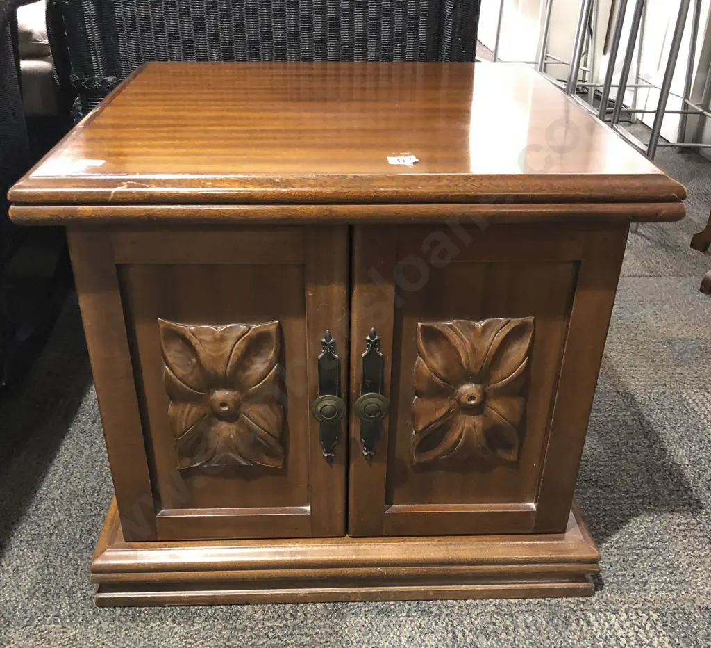 Low Mahogany Cabinet Image 1++