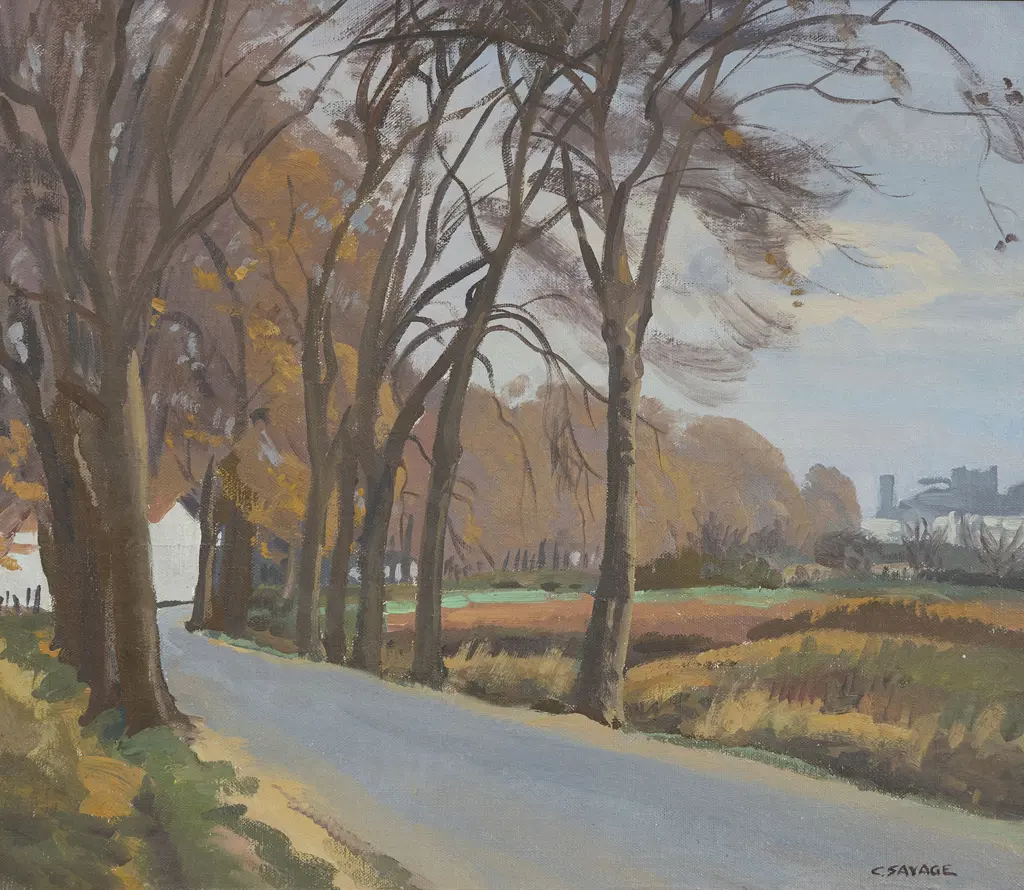 Cedric D. Savage (1901 - 1969) - Winter Tossa Del Mar Image 1++