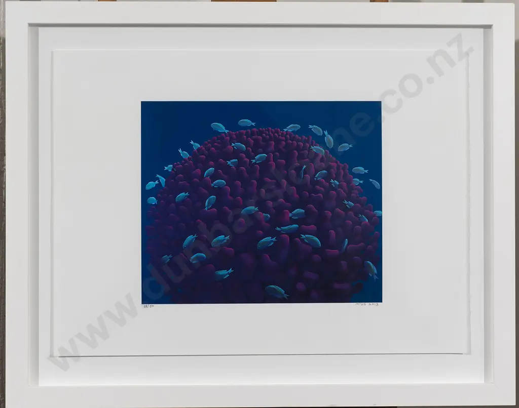 Michael Smither (b 1939) - Coral Head with Fish Image 1++