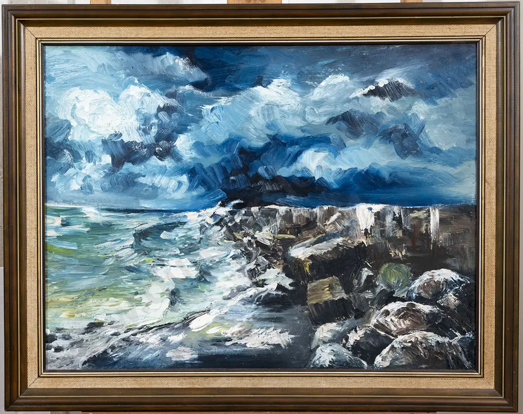 Michael Smither (b 1939) - Costal Scene 1957 Image 1++