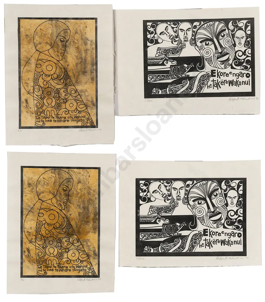Robyn Kahukiwa (b. 1938) - Four Prints Image 1++