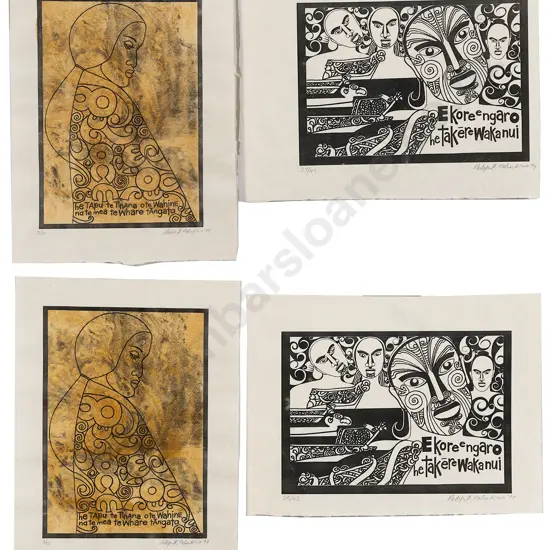 Robyn Kahukiwa (b. 1938) - Four Prints
