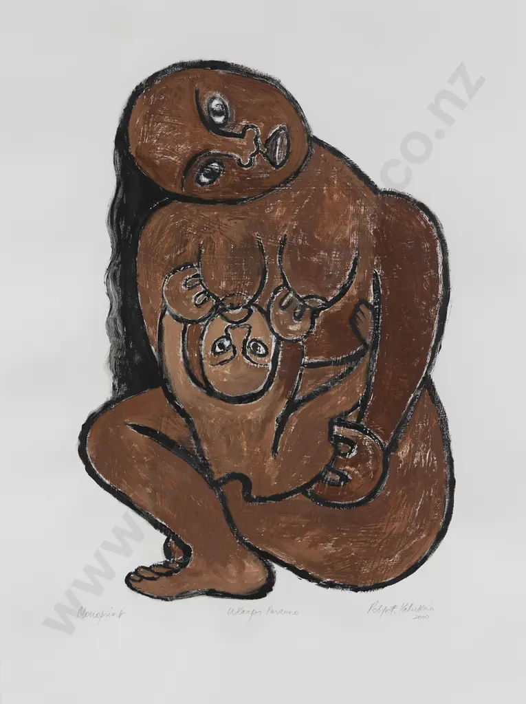 Robyn Kahukiwa (b. 1938) - Ukaipo Paraune Image 1++