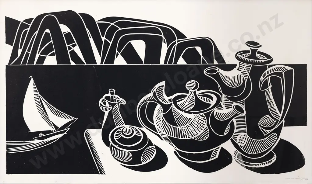 Roy Cowan (1918 - 2006) - From the Potter's Terrace Image 1++