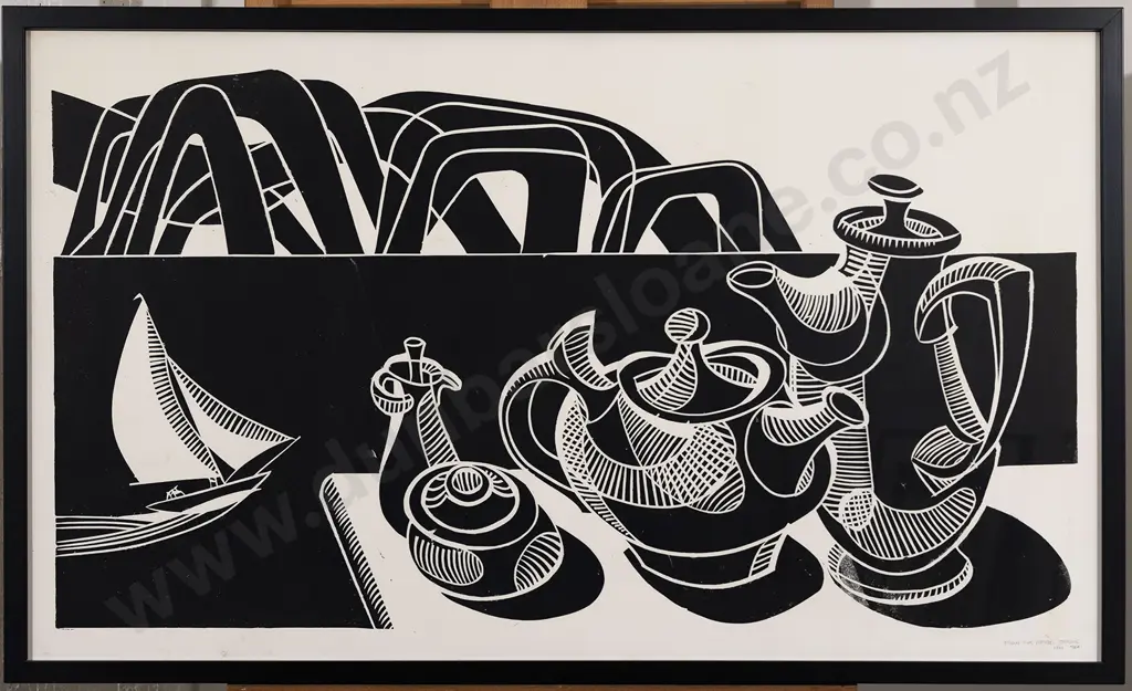 Roy Cowan (1918 - 2006) - From the Potter's Terrace Image 1++