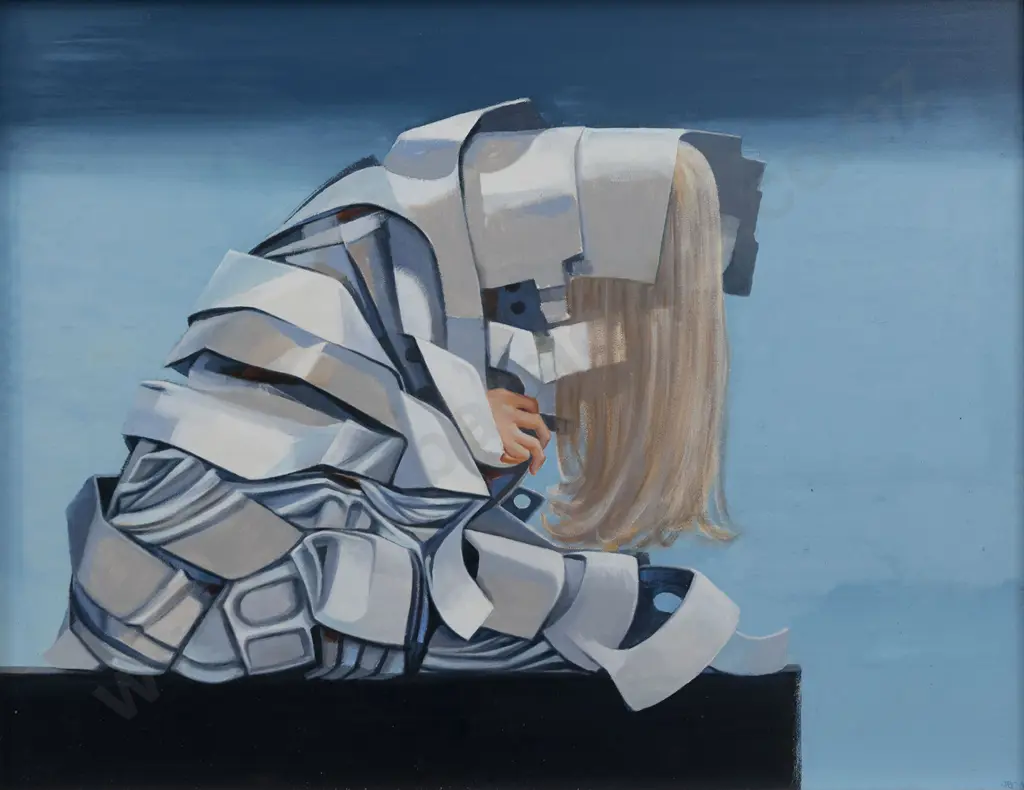 Roy Cowan (1918 - 2006) - Crumpled Metal Object Image 1++
