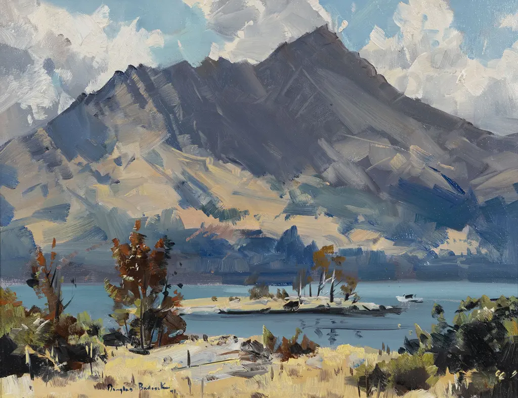 Douglas Badcock (1922-2009) - Lake Wakatipu Image 1++