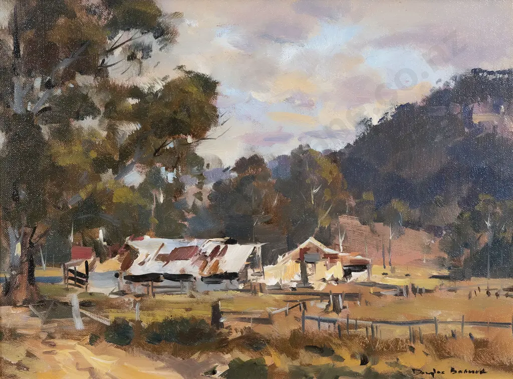 Douglas Badcock (1922-2009) - Untitled Rural Scene Image 1++