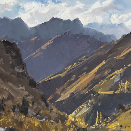 Douglas Badcock (1922-2009) - Long Gully