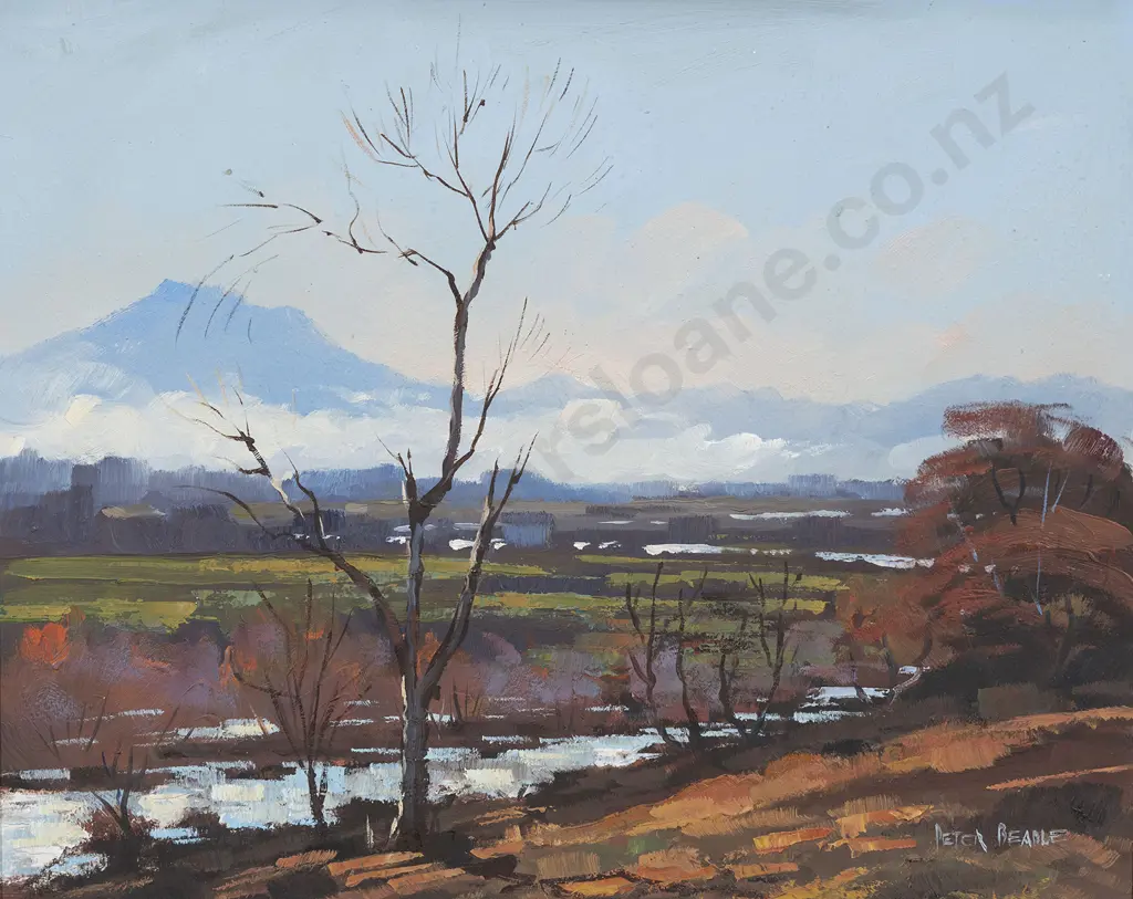 Peter Beadle (b 1933) - Autumn Afternoon Near Lumsden Image 1++