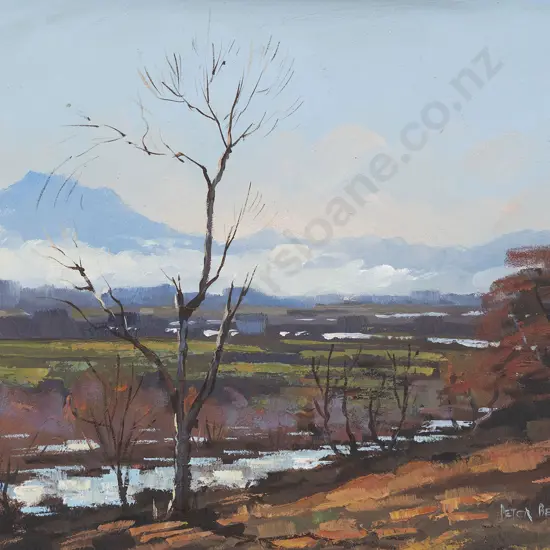 Peter Beadle (b 1933) - Autumn Afternoon Near Lumsden