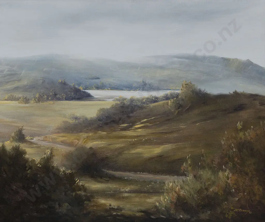 Dee Murray - Looking Toward Lake Tutira Image 1++