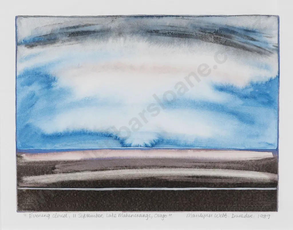 Marilyn Webb (b. 1937) - Evening Cloud 11 September Image 1++