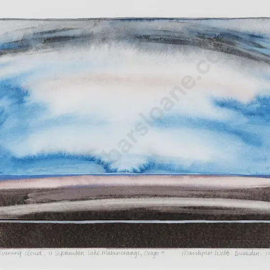 Marilyn Webb (b. 1937) - Evening Cloud 11 September