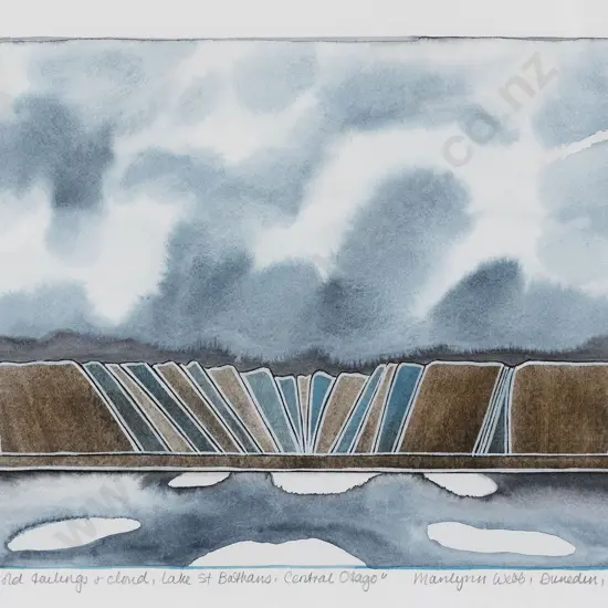 Marilyn Webb (b. 1937) - Gold Tailings & Cloud