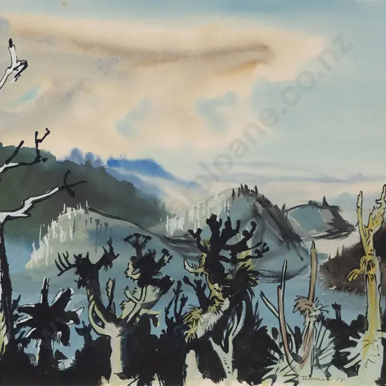 Denis Knight Turner (1924 - 2011) - Landscape with Trees