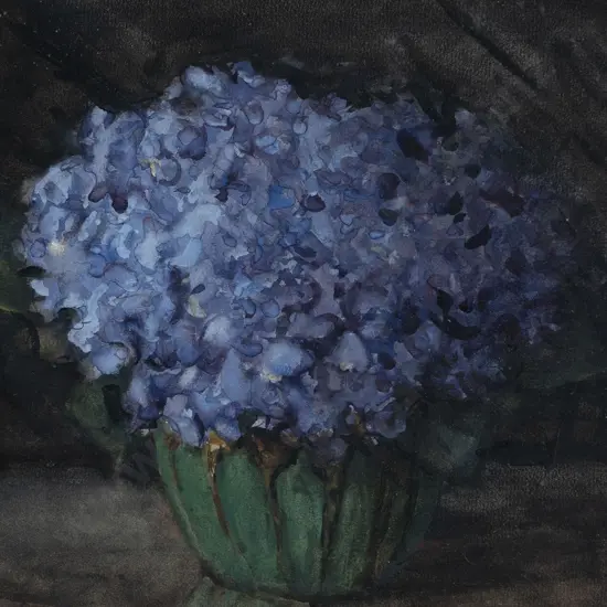 Maude Burge (1865 - 1957) - Violets