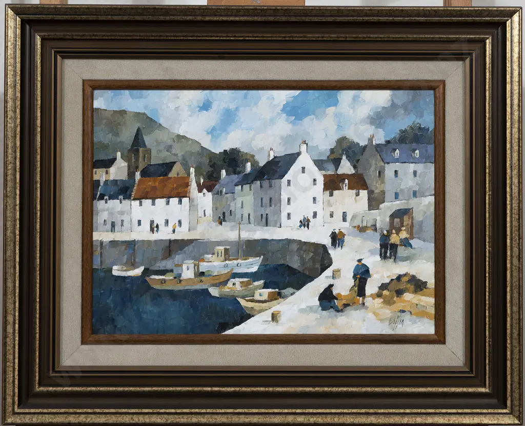 Tom Esplin (1915 - 2005) - Memory of Pittenweem Scotland Image 1++