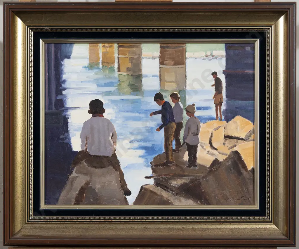 R. Browning Watson (1911-2002) - The Young Fishermen Image 1++