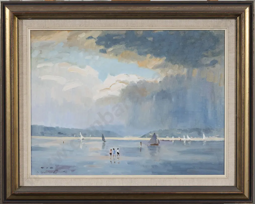 R. B. Watson (1911-2002) - Storm Clouds Paremata Image 1++