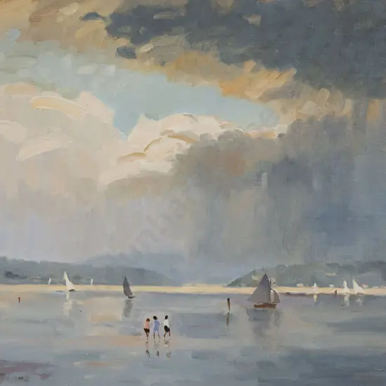 R. B. Watson (1911-2002) - Storm Clouds Paremata